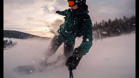 Fresh Powder Snowboarding Gopro Youtube