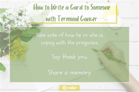 Things To Write In A Card For Someone With Terminal Cancer Cake Blog