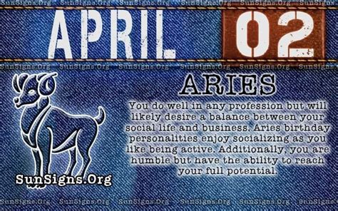 April 2 Zodiac Horoscope Birthday Personality Sunsignsorg