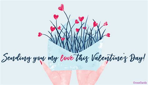 Sending You My Love Ecard Free Valentines Day Cards Online