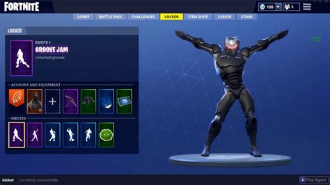 Groove jam was available via the battle pass during season 4 and could be unlocked at tier 95. Fortnite Groove Jam 1 Hour - YouTube