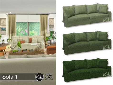 L Shaped Sofa Sims 4 Cc Baci Living Room