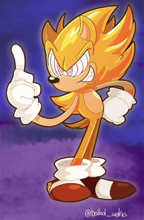 Drew Fleetway Super Sonic Sonicthehedgehog