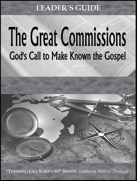 The Great Commissions Leaders Guide A 6055 Sola Publishing