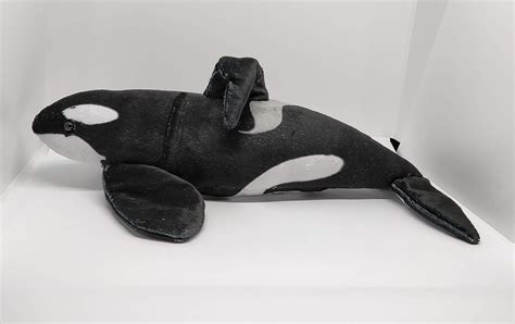 Tilikum The Orca Killer Whale Plushie Uk Handmade