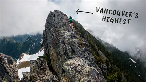 Highest Peak On Vancouvers North Shore Brunswick Mountain Youtube