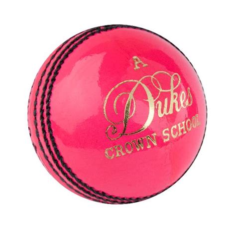 Dukes Crown School Cricket Ball Junior Pink Cricket Balls