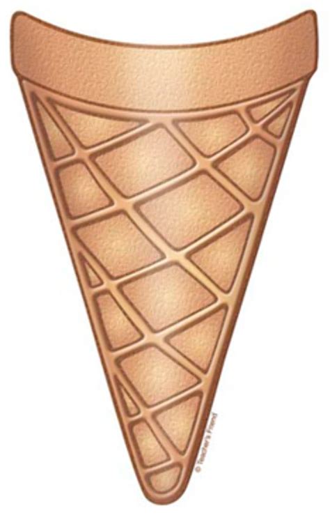Ice Cream Cone Outline Clip Art