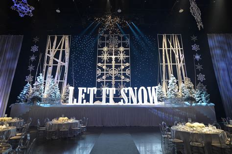 Decor And More Creates A Winter Wonderland Theme Special Event