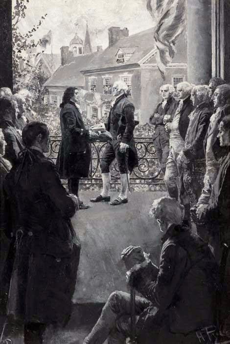 Howard Pyle George Washingtons First Inauguration