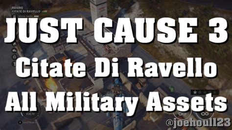Just Cause 3 Citate Di Ravello All Military Assets Youtube
