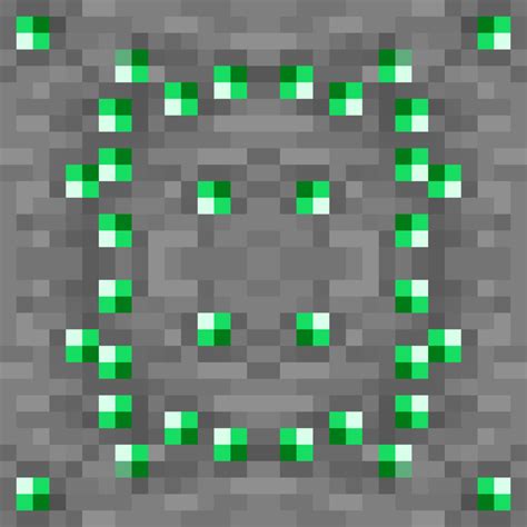 Minecraft Emerald Ore Texture