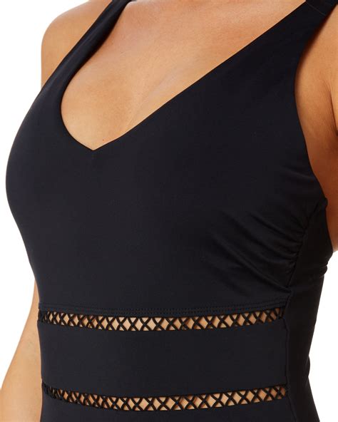 Sea Level Australia Lola Tank D Dd One Piece Black Surfstitch