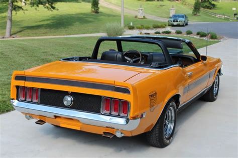 1970 Grabber Orange Ford Mustang Convertible Twister Mach 1 Shelby Tribute