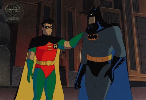 Batman The Animated Series Original Production Cel Batman And Robin