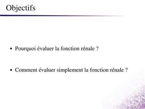 Ppt Comment évaluer La Fonction Rénale Powerpoint Presentation