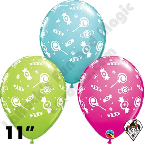 Qualatex 11 Inch Round Candies A Round Balloons 50ct
