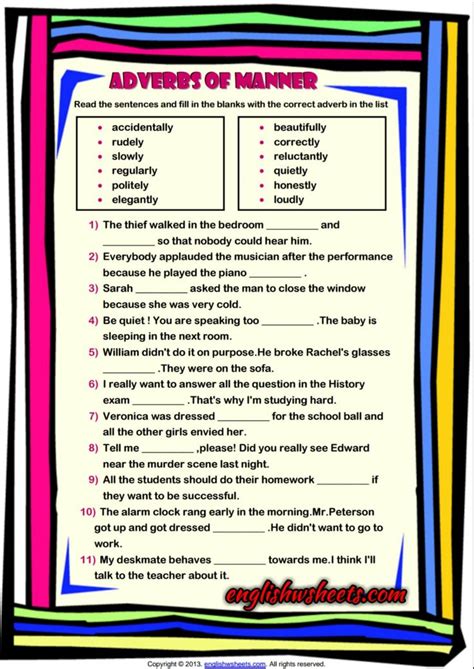 See the underlined adverb and state its kind: 7 best Teaching English adverb of manner images on ...