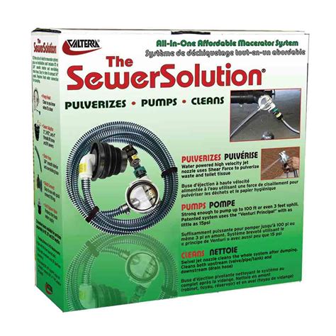 Maybe you would like to learn more about one of these? Sewer Solution - Valterra SS01 - Drain & Flush Systems - Camping World