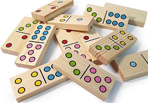 Existen unos juegos clásicos para niños que nunca deben faltar en tu colección. Fichas De Dominó Para Niños - Dominos Madera Con Números ...