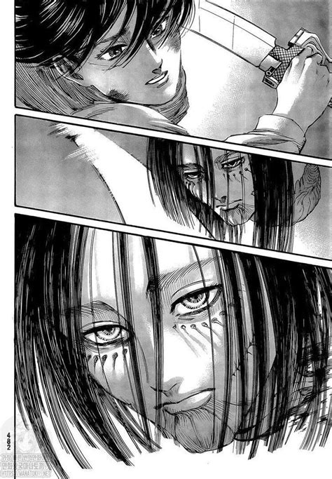 Mikasa Kills Eren Chapter 138 Manga Panel Aot Attack On Titan Eren