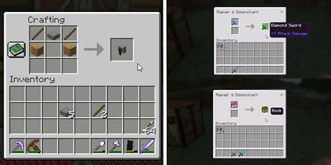 Minecraft How To Craft A Grindstone And What Its For