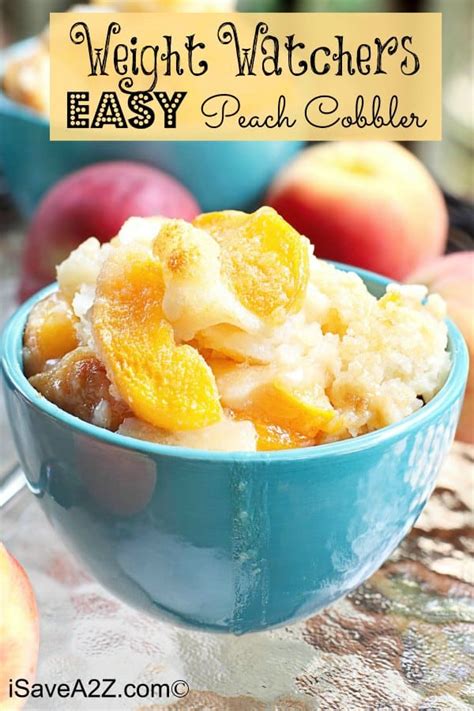 Easy Weight Watchers Peach Cobbler Recipe 2024 Atonce