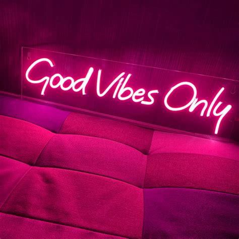 Good Vibes Only Neon Sign Neogon