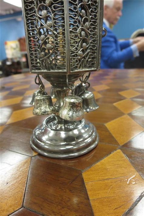 Sold Price Judaica Russian Silver Besamim Spice Tower July 4 0116