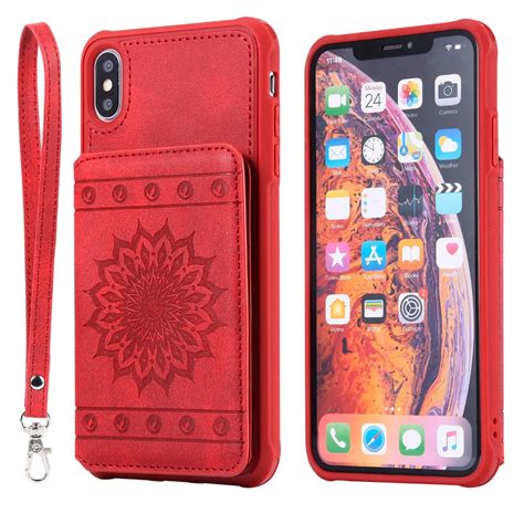 Casing For Coque Iphone Xr Xs Max Pu Leather Wallet Luxury Back Cover