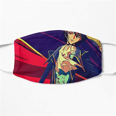 Code Geass Face Masks Code Geass Code Geass Lelouch Flat Mask Rb1710