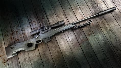 Sniper Rifle Wallpapers And Backgrounds K Hd Dual Screen