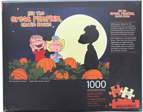 Peanuts Great Pumpkin 1000 Pieces Aquarius Puzzle Warehouse