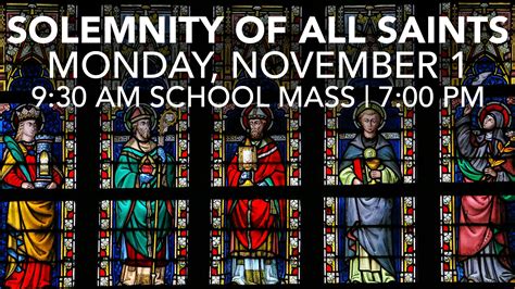 Solemnity Of All Saints — Sjb