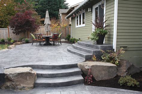 Enjoy your backyard paradise with a perfect centerpiece. Patios Designs Patio Slabs Cement Patio Concrete Patio ...