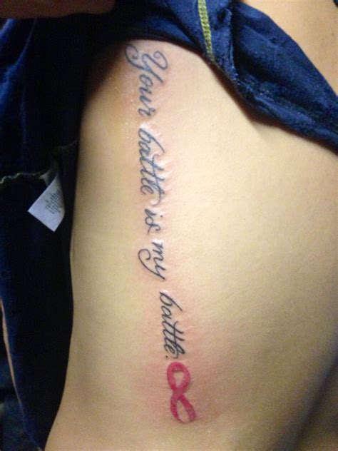 It just hurts more, but your body will make it. Brest cancer tattoo rib tattoo | Tattoos | Pinterest ...