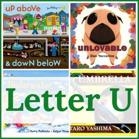 Books For Letter U Kindergarten Books Alphabet Book Alphabet Preschool