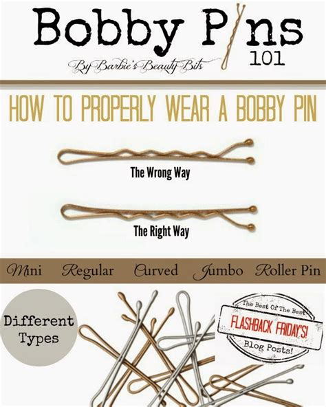 How To Properly Use A Bobby Pin Barbies Beauty Bits