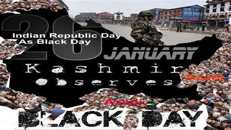 Kashmiris Observed Indian Republic Day As Black Day