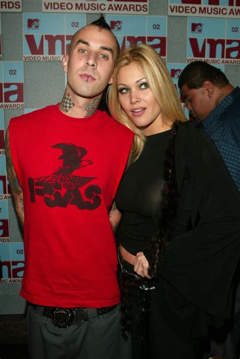 Travis Barker And Shanna Moakler 2002 Celebrity Couples At The Mtv Vmas Popsugar Celebrity