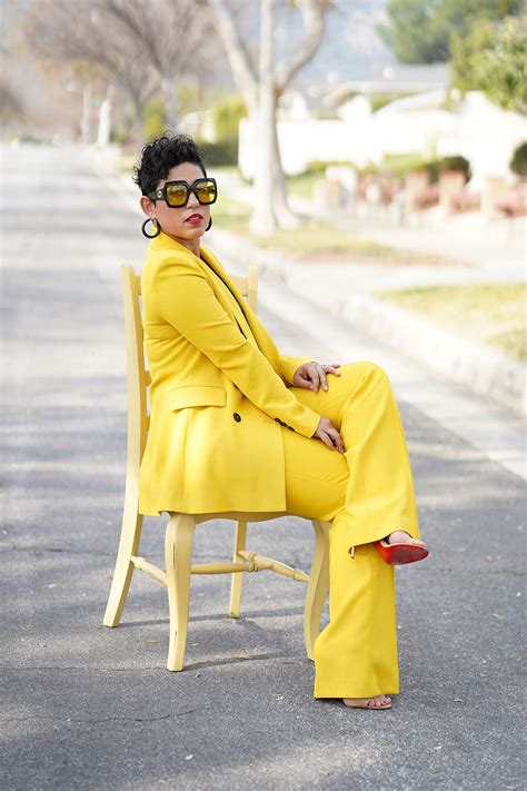Ootd Bad Ass Yellow Suit