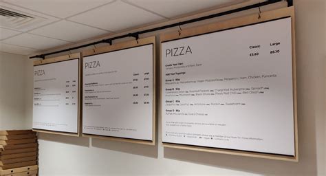 Menu Boards Illuminated Menus Menu Signs For Restaurants Cafes Uk