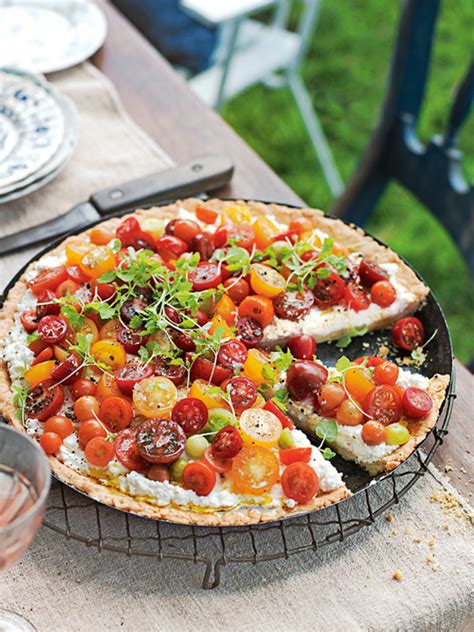 Ricotta And Heirloom Tomato Tart Donna Hay