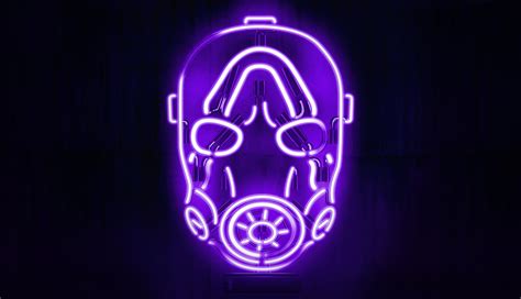 1336x768 Neon Borderlands Mask HD Laptop Wallpaper, HD Games 4K Wallpapers, Images, Photos and ...