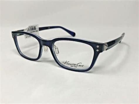 Kenneth Cole New York Kc0216 Col 092 Eyeglasses Frame 50 18 145 Cobalt Blue Cg75 Ebay