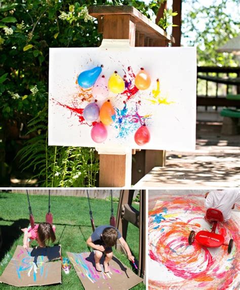 15 Awesome Outdoor Action Art Ideas For Kids