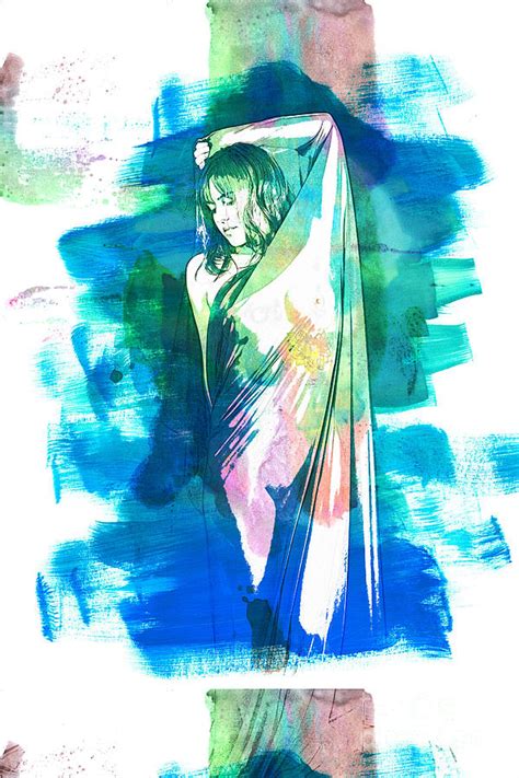 Nicole Female Nude Fine Art Painting Watercolors Art Prints