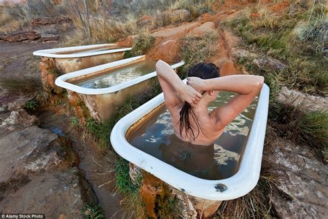 Utahs Natural Hot Springs Converted So Tourists Can Enjoy A Soak With The Sunset Daily Mail