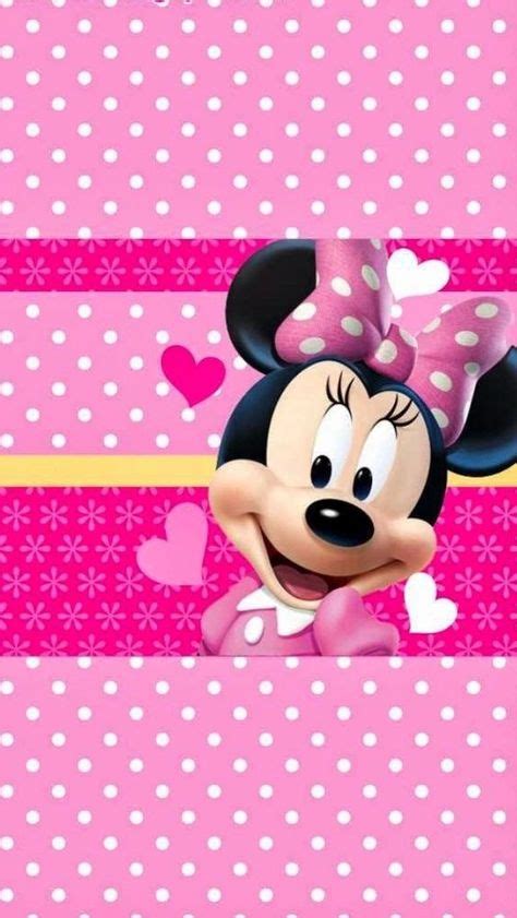 Minnie Mickey And Minnie Minnie Mouse Aniversario Da Minnie Rosa E Papel De Parede Para Telefone