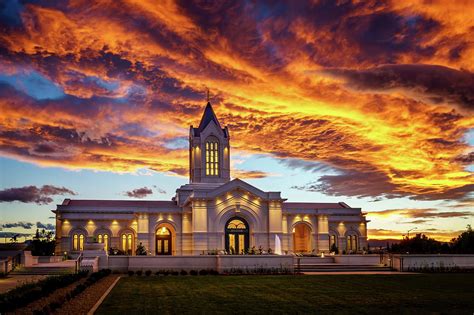 Fort Collins Temple Sunset Photograph By Bruce Tracy